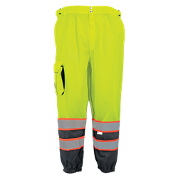 GLO-88P Global Glove: FrogWear HV Premium Lightweight Breathable Yellow/Green Safety Pants