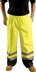 LUX-TENR - OccuNomix Premium Breathable Hi-Viz Rain Pants