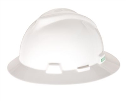 475369 - MSA V-Gard Hardhat Full Brim