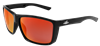 BH33510PFT  - GLOBAL GLOVE: Lionfish Red Mirror Performance Fog Technology Lens, Shiny Black Frame Safety Glasses